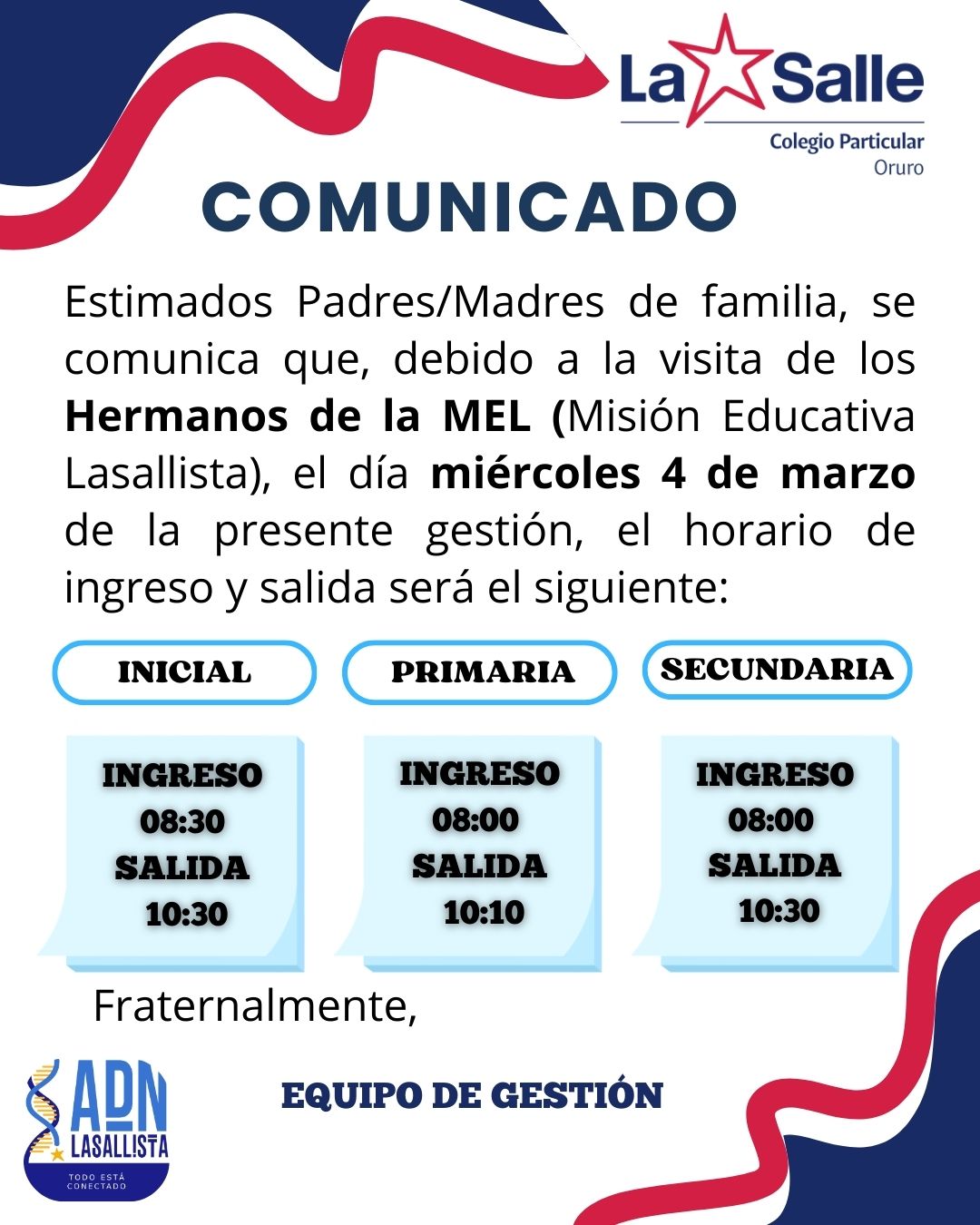 Comunicado 2 de Marzo 2026