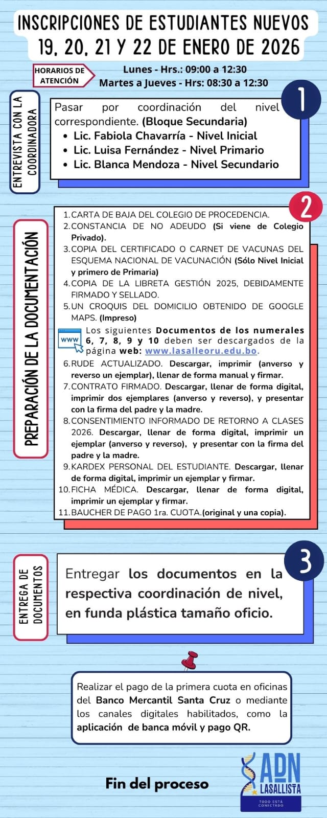 Requisitos Inscripción 2026